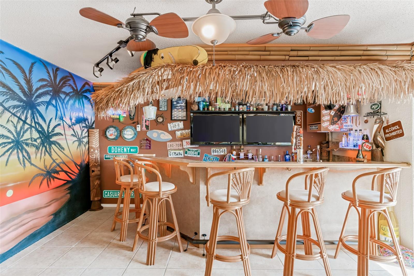 Ground Floor Tiki bar Cabana