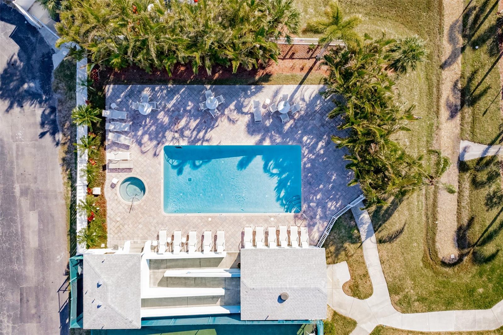 Aerial View of the Amenities