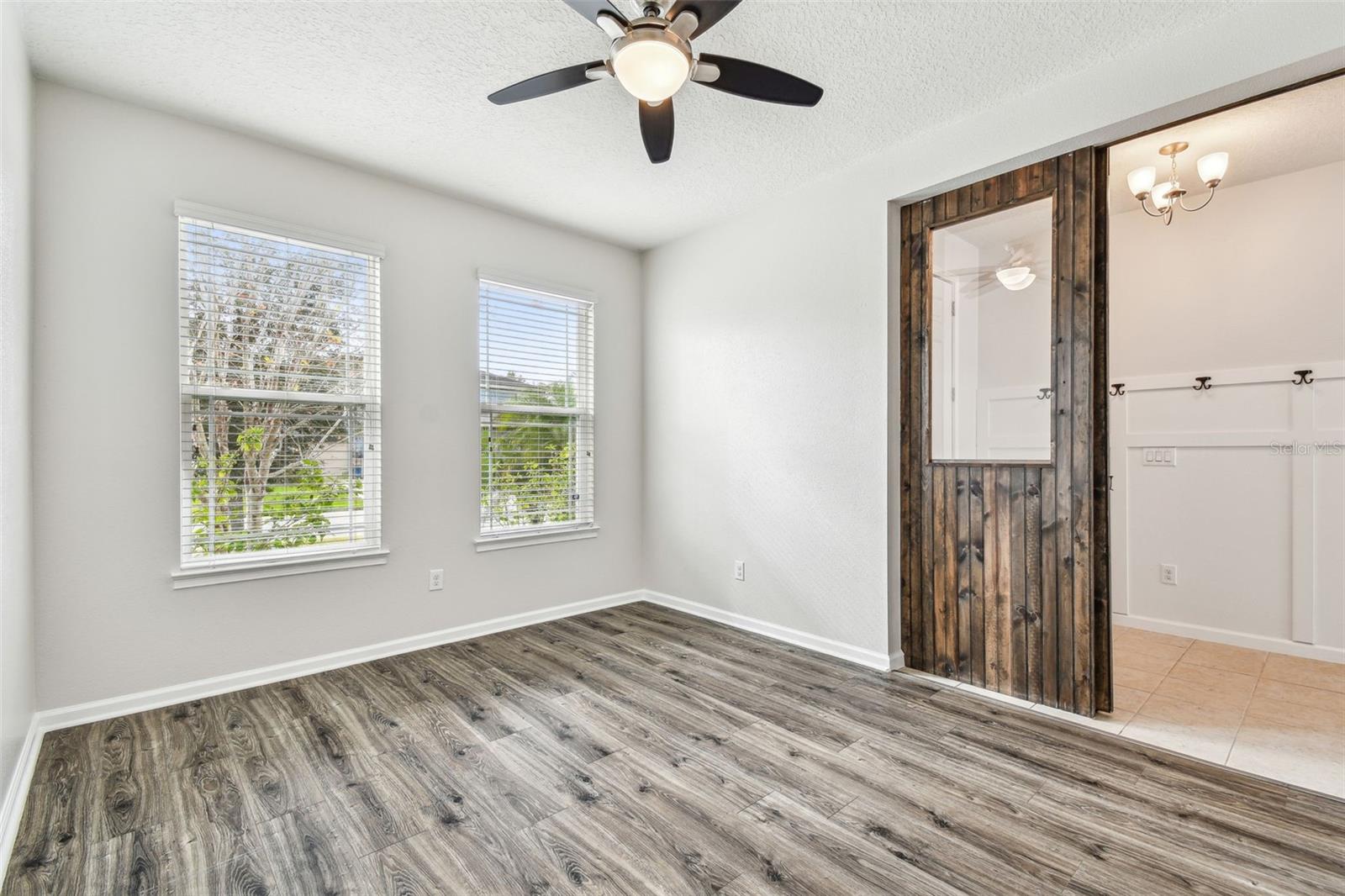 Staged office / 4th bedroom