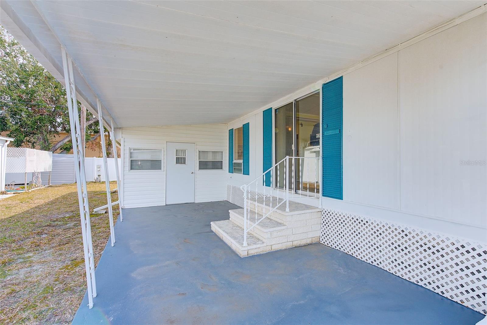 Covered patio