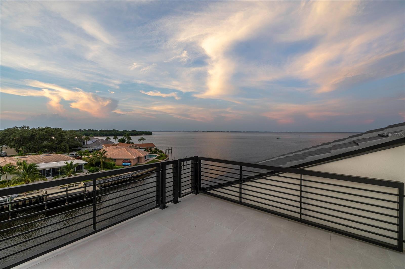 Rooftop terrace- staged