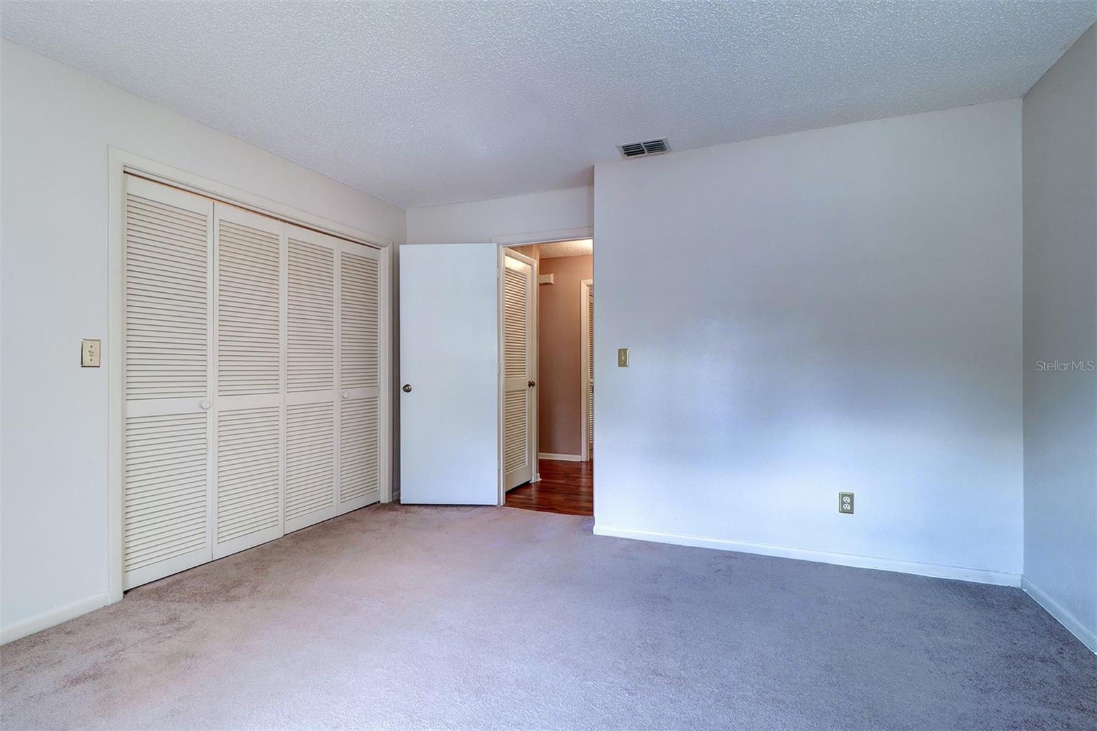 Wall closet in 2nd or guest bedroom