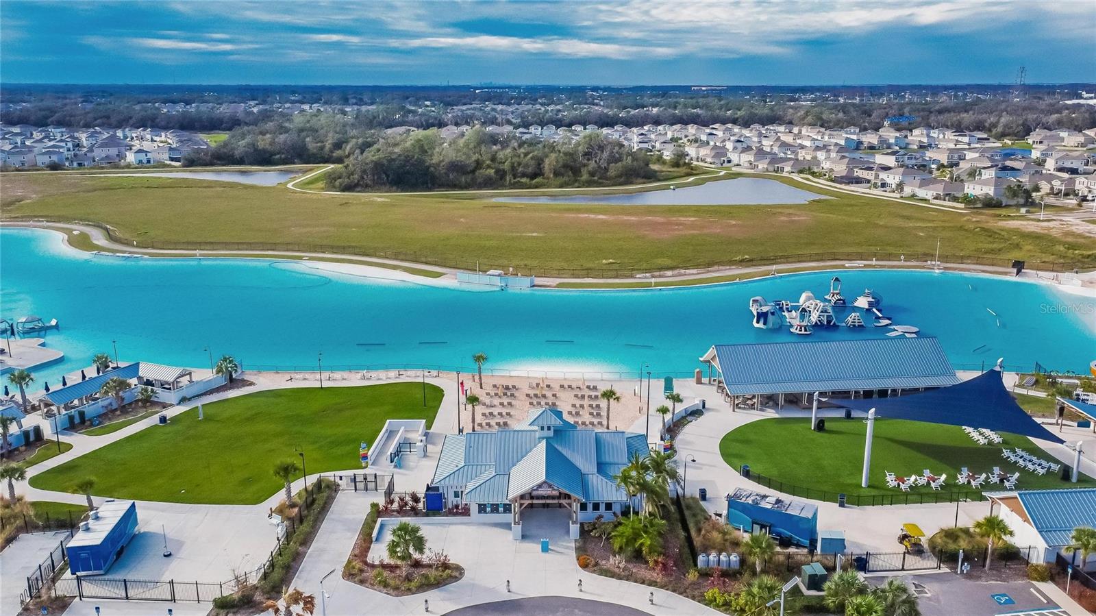 SouthShore Bay's man made lagoon.