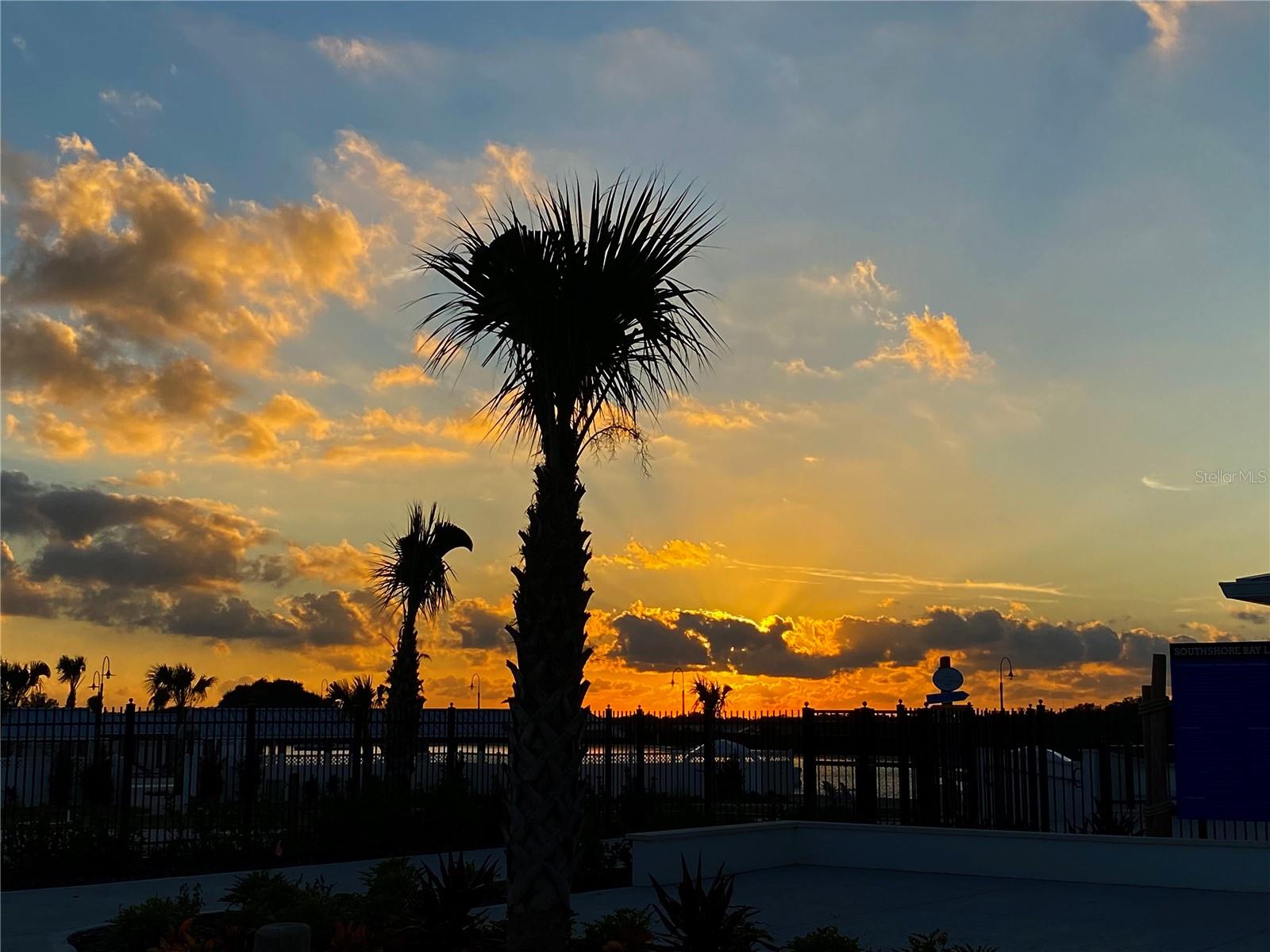 Sunset at the lagoon.