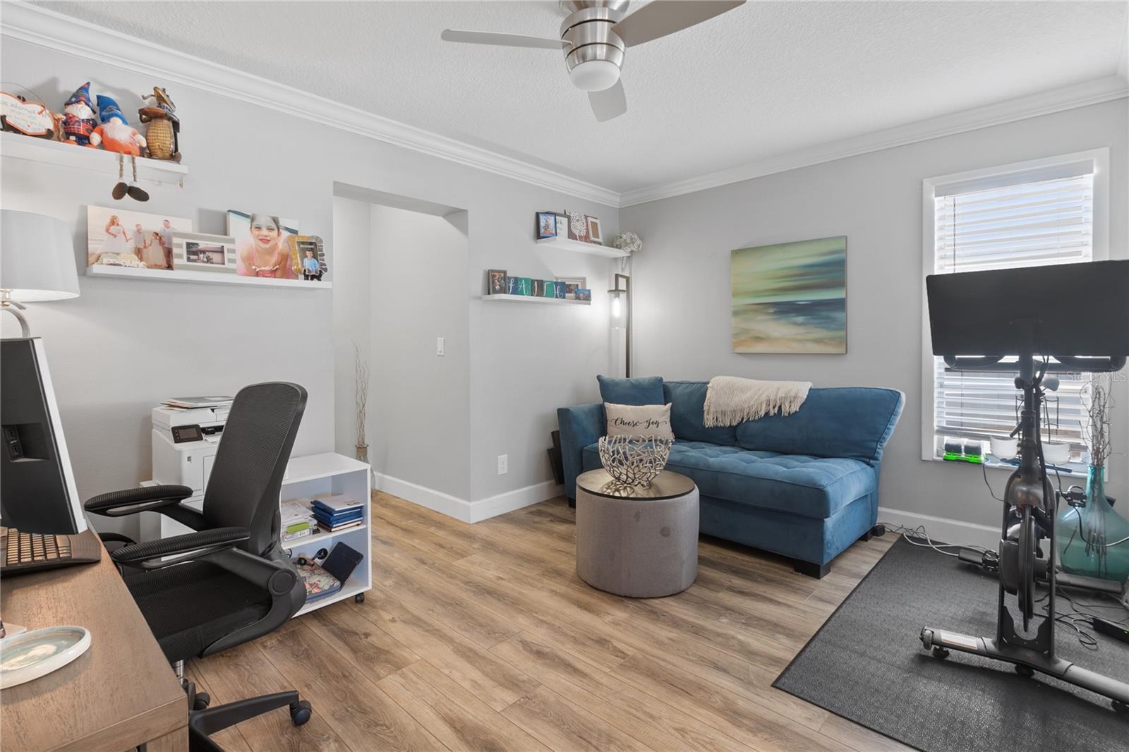 Bonus area between living room and guest bedrooms