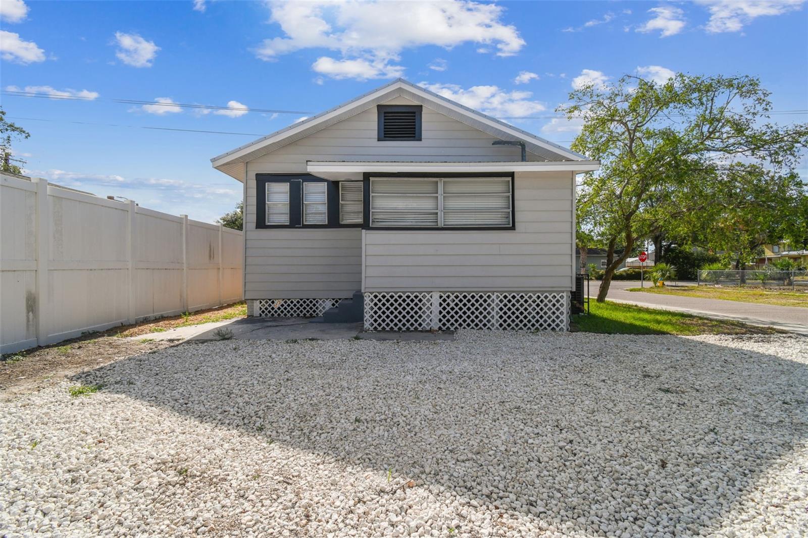 Rear of home/Parking area