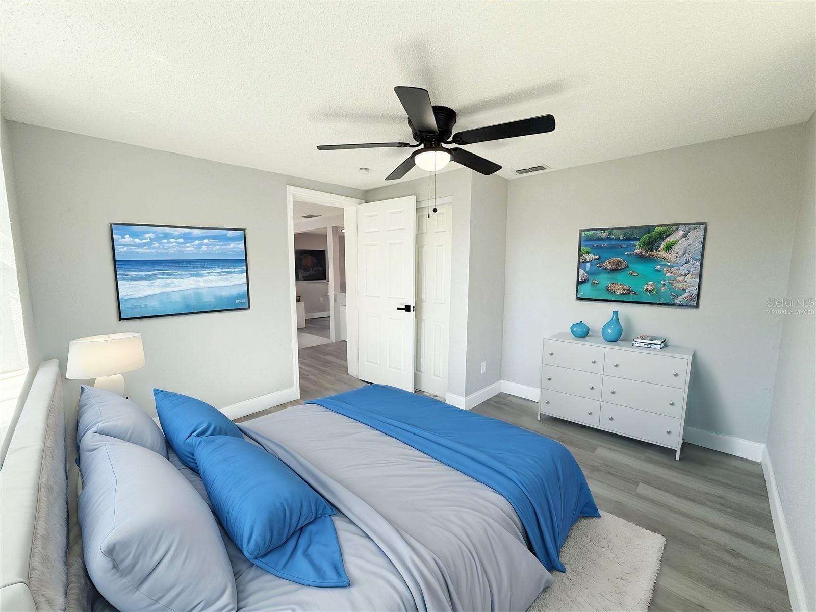 Virtually Staged Bedroom 4