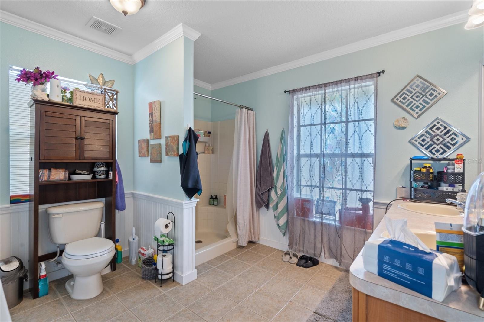 The Master Bathroom is a relaxing retreat