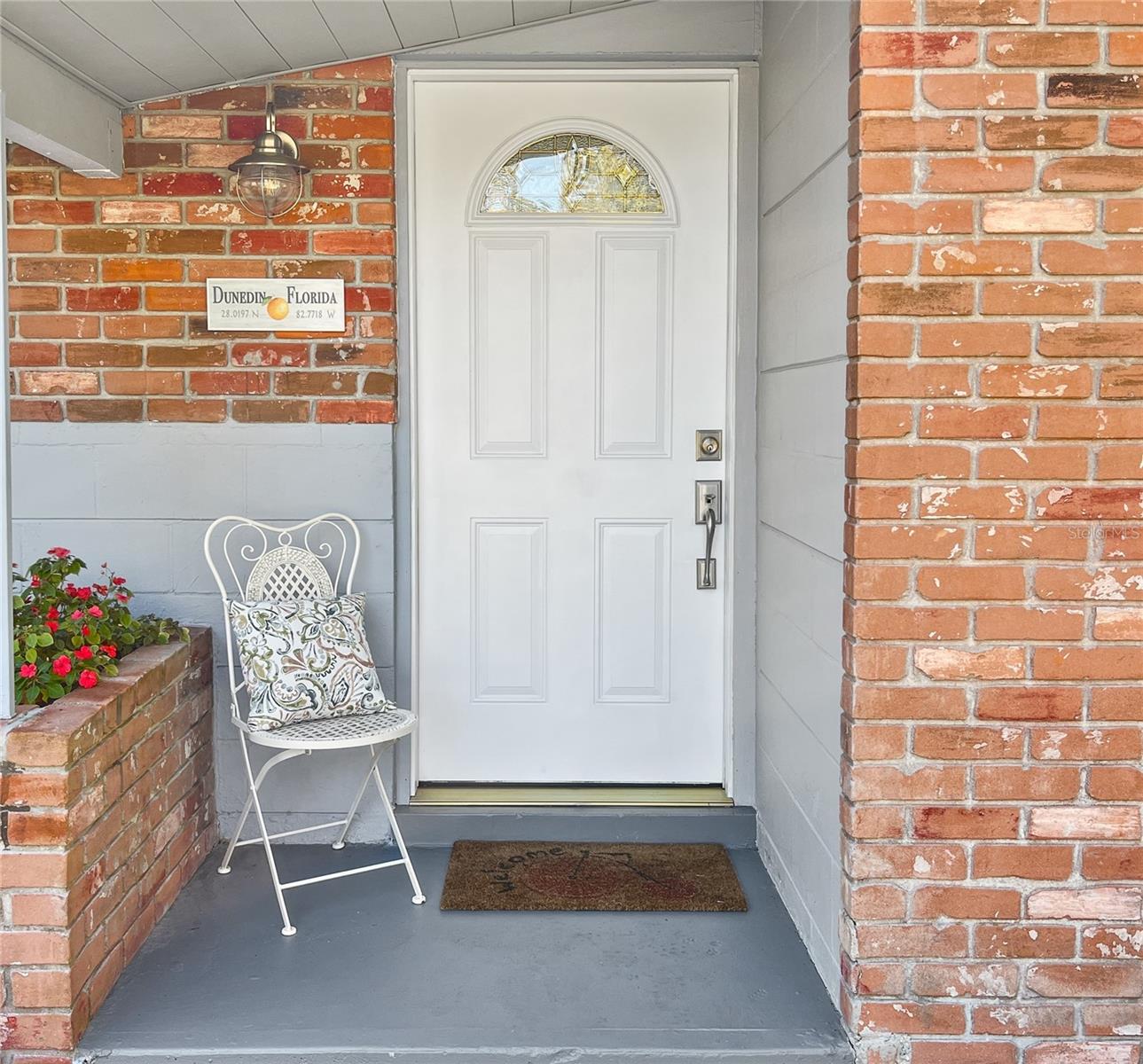 Welcoming front porch.