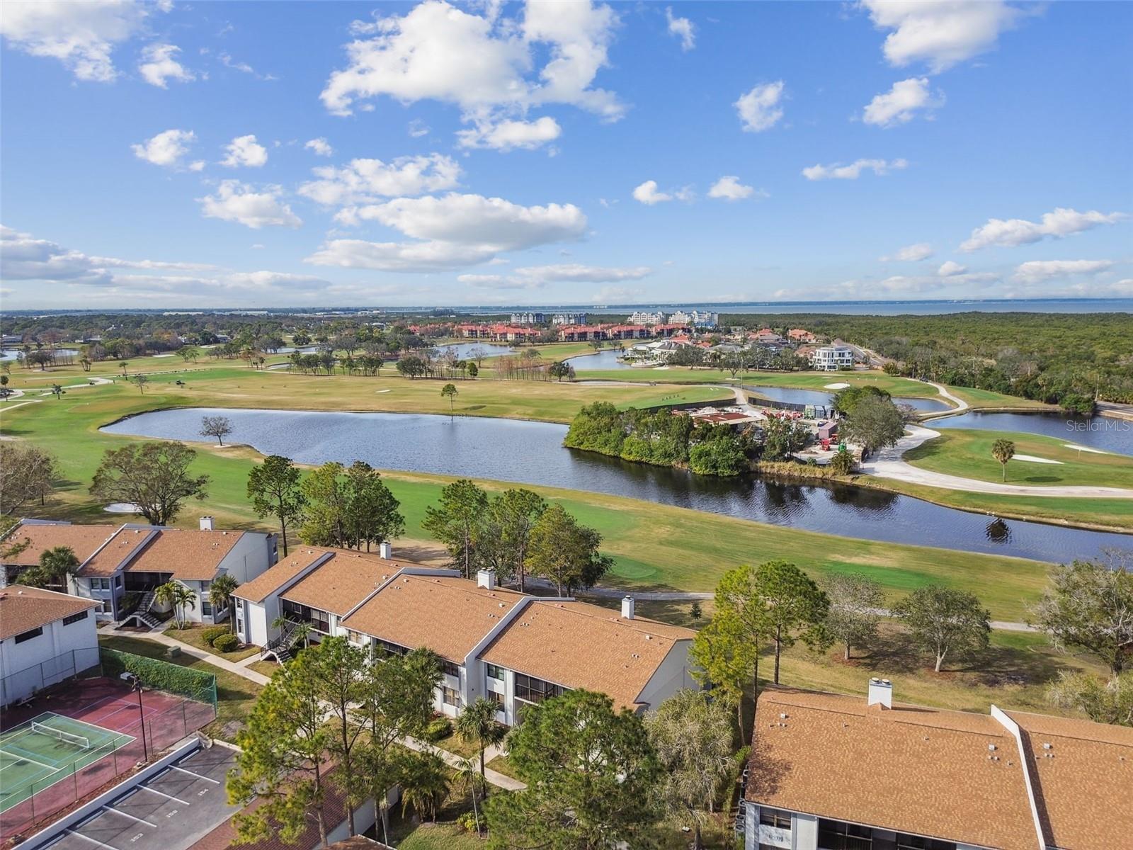 Gorgeous View of Feather Sound Country Club Right Behind Your New Home!