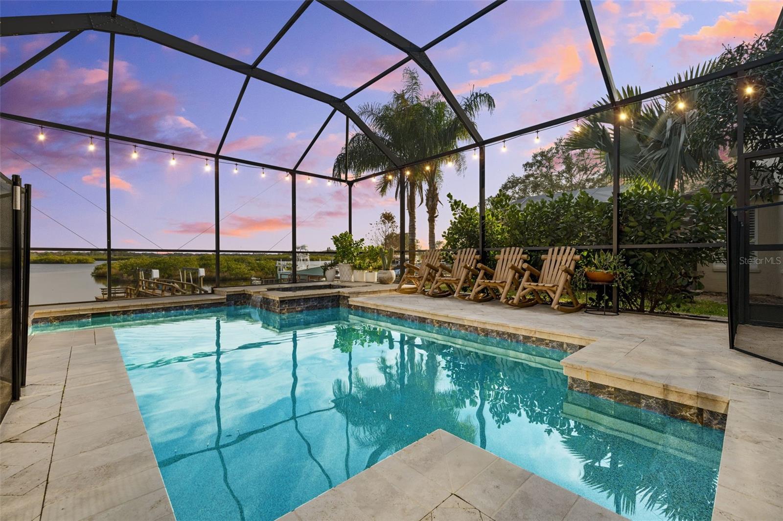 Pool overlooking Anclote River