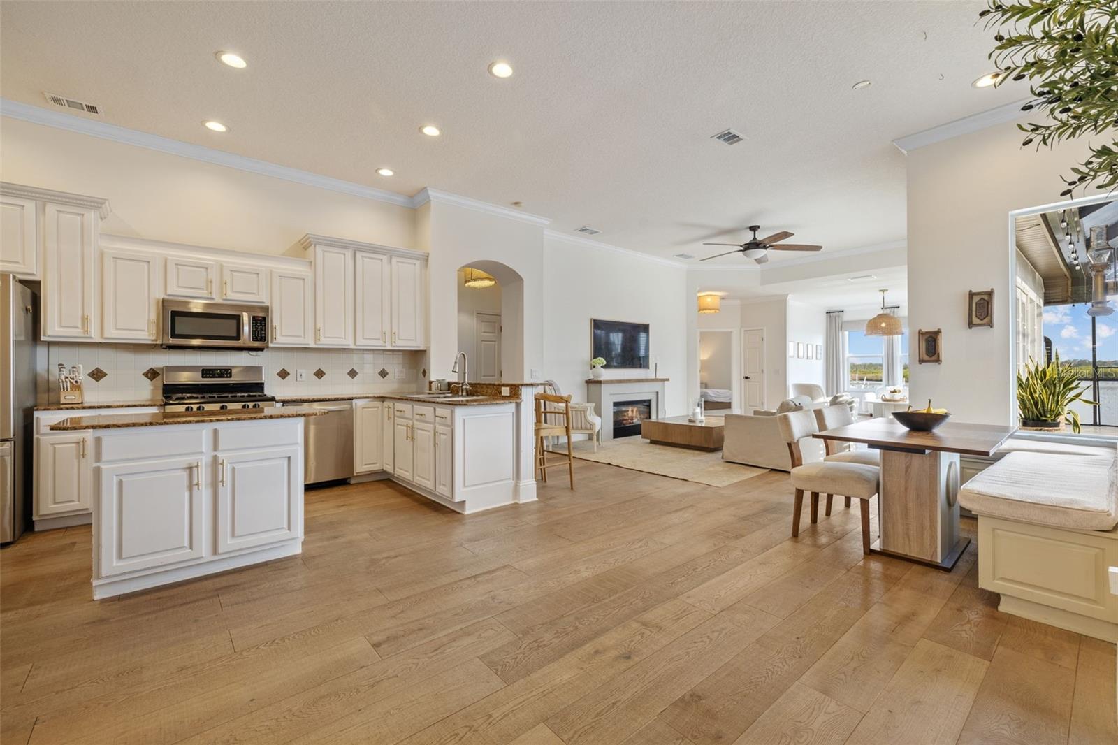 Kitchen and Family Room