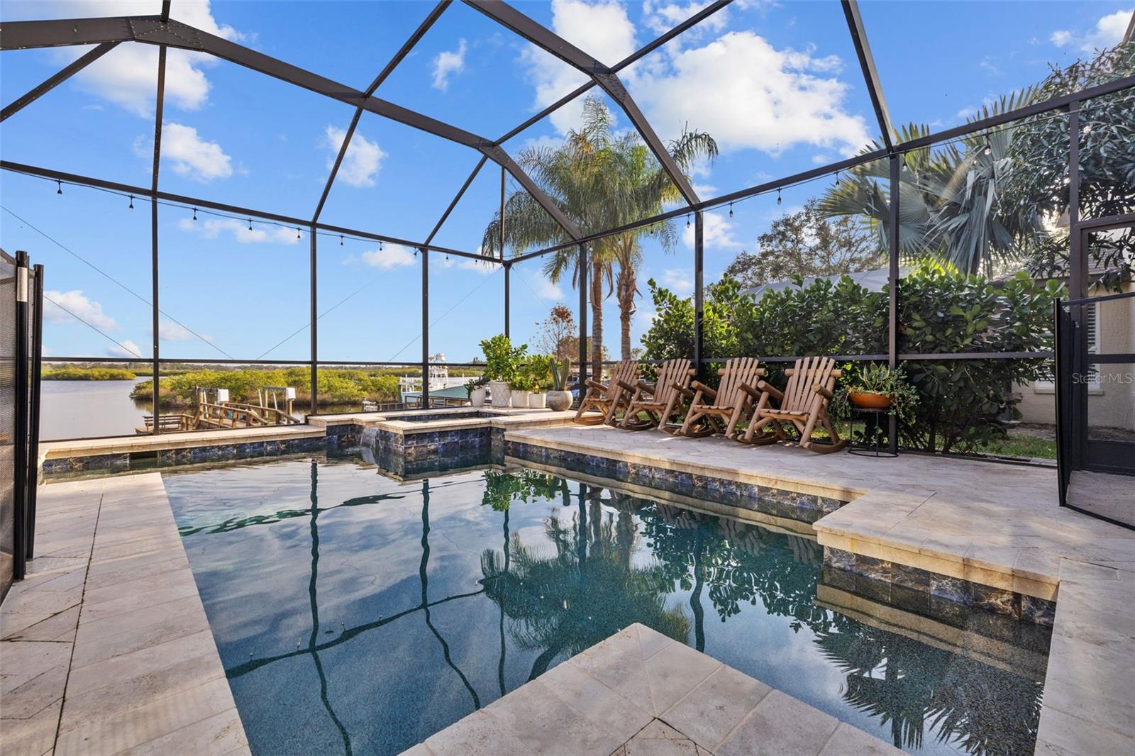 Pool overlooking Anclote River