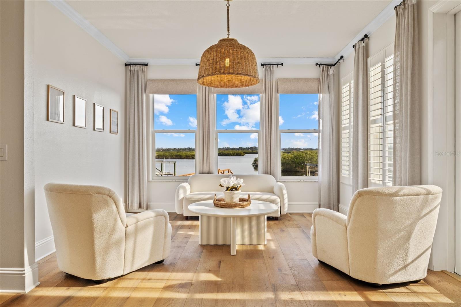 Sitting Area with water views