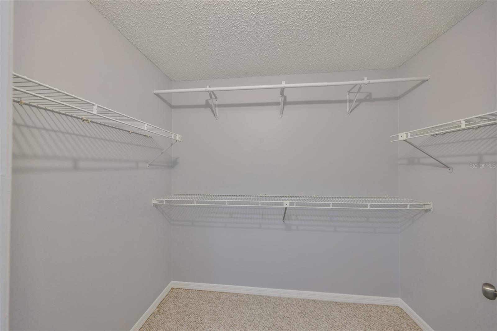 Walk in closet for Primary badroom