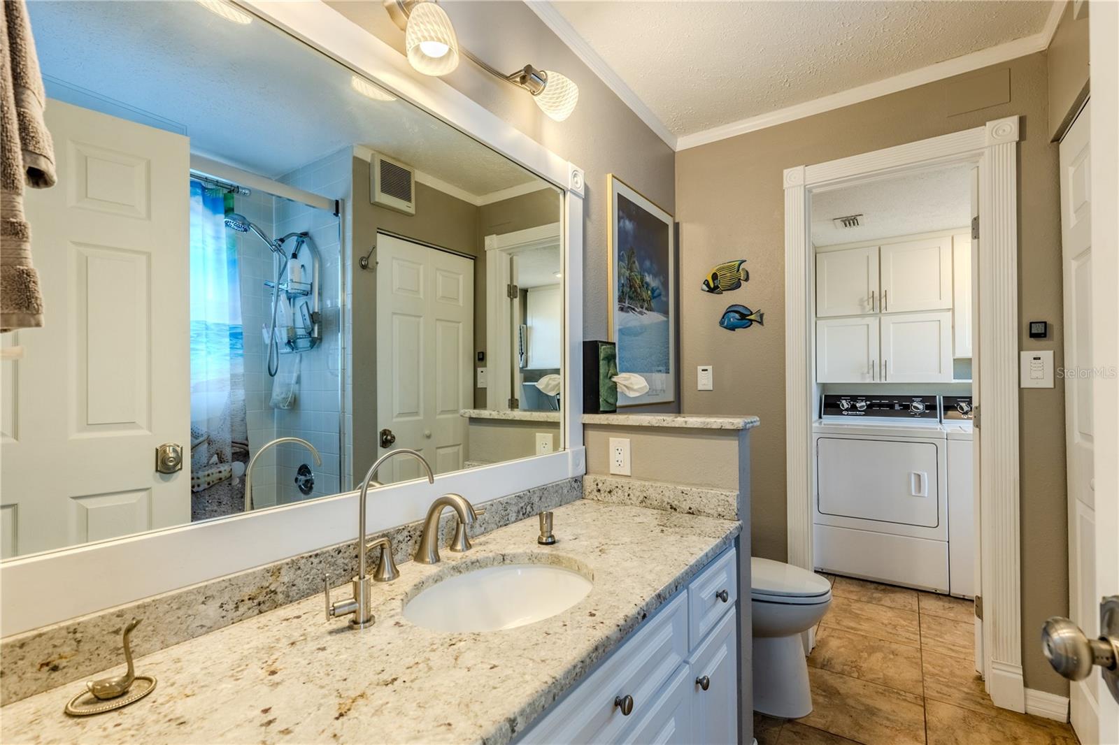 Guest Bathroom to Laundry Room