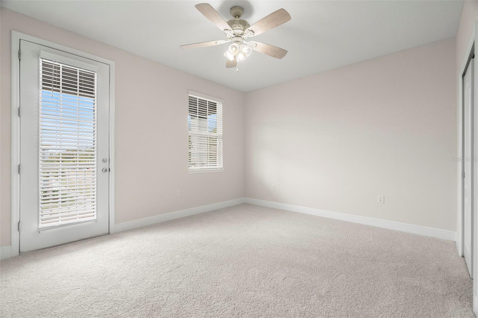 2nd floor front bedroom with balcony