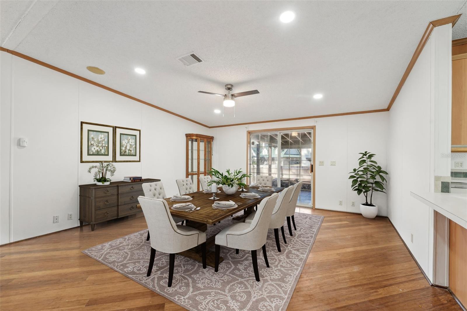 Staged Formal Dining Room