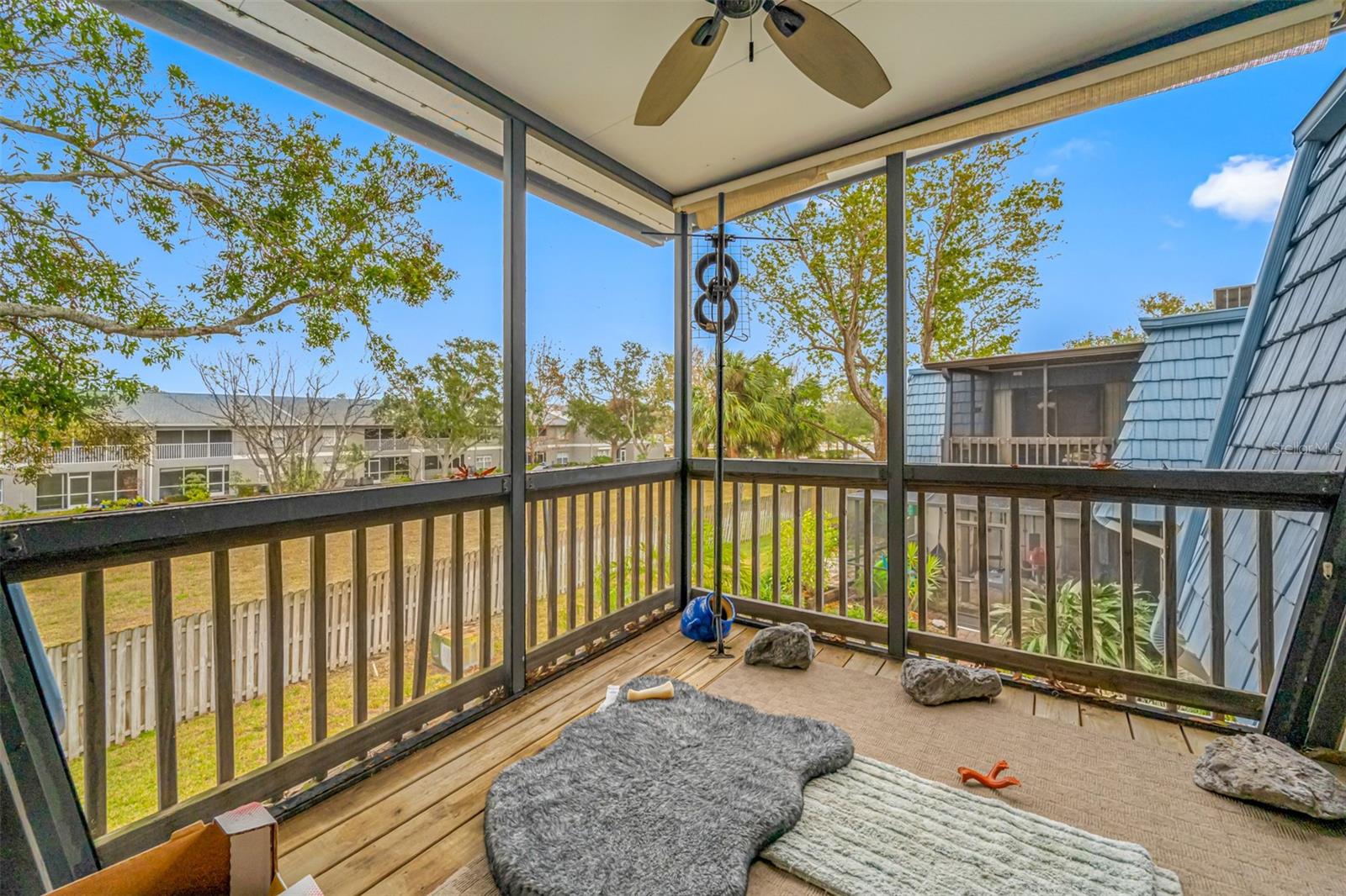 Screen enclosed Lanai off the primary bedroom