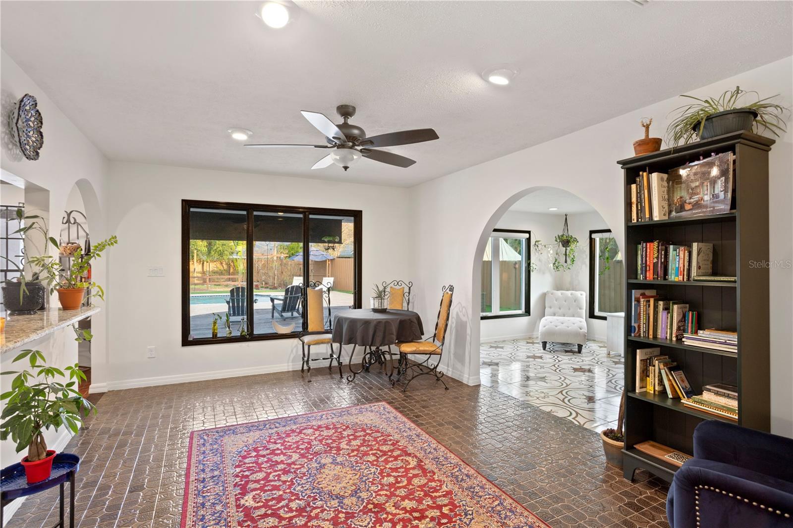 FormalDining room leads to living room