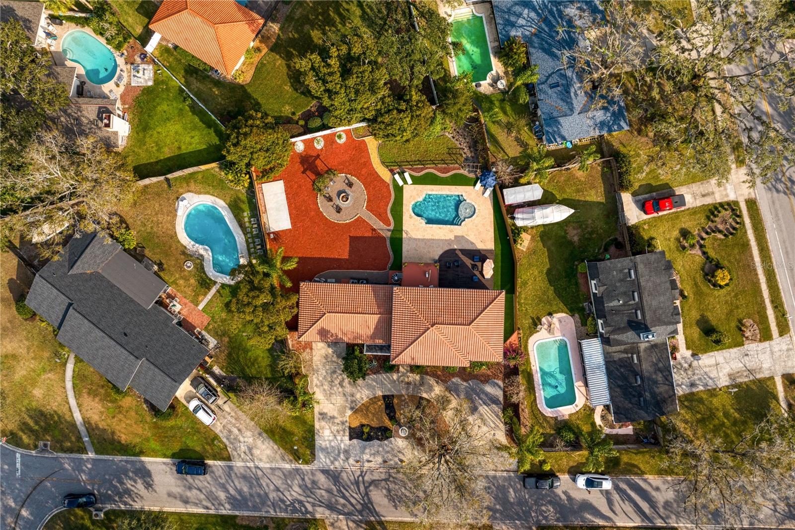 Aerial property view