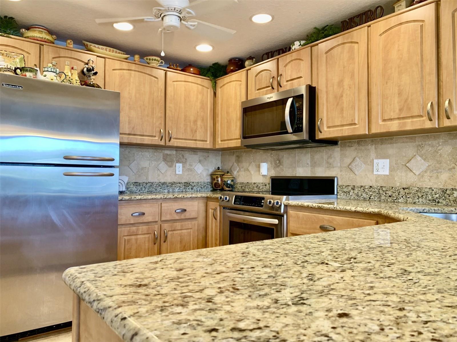 Updated kitchen with stainless appliances