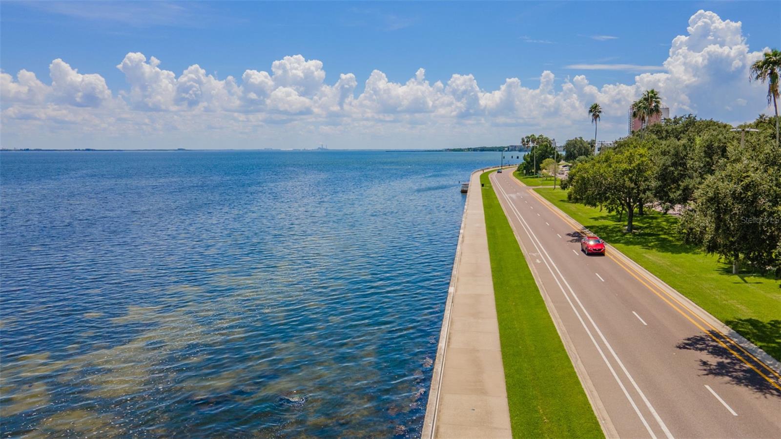 Short drive or bike ride to Bayshore Blvd