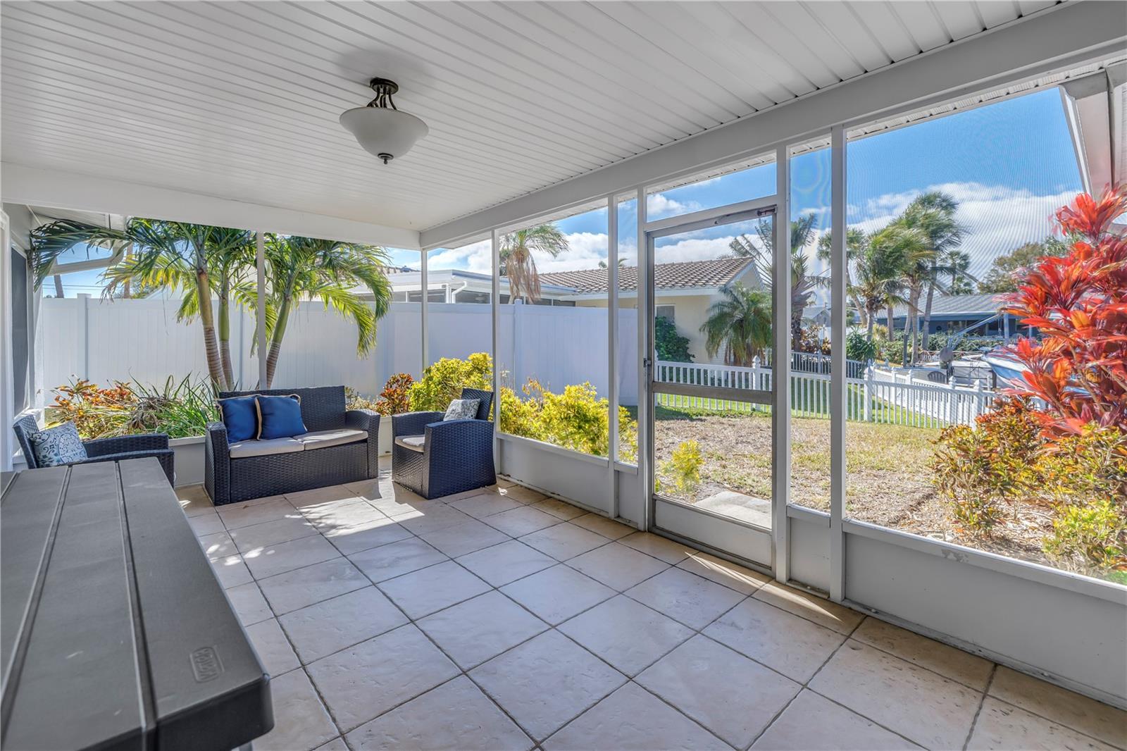 Screened porch