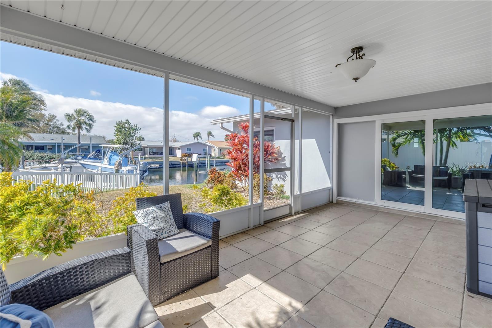 Screened porch