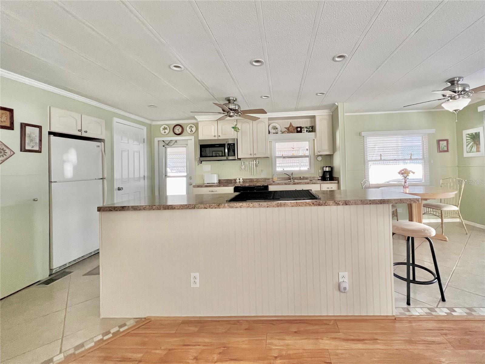 Updated kitchen with Island