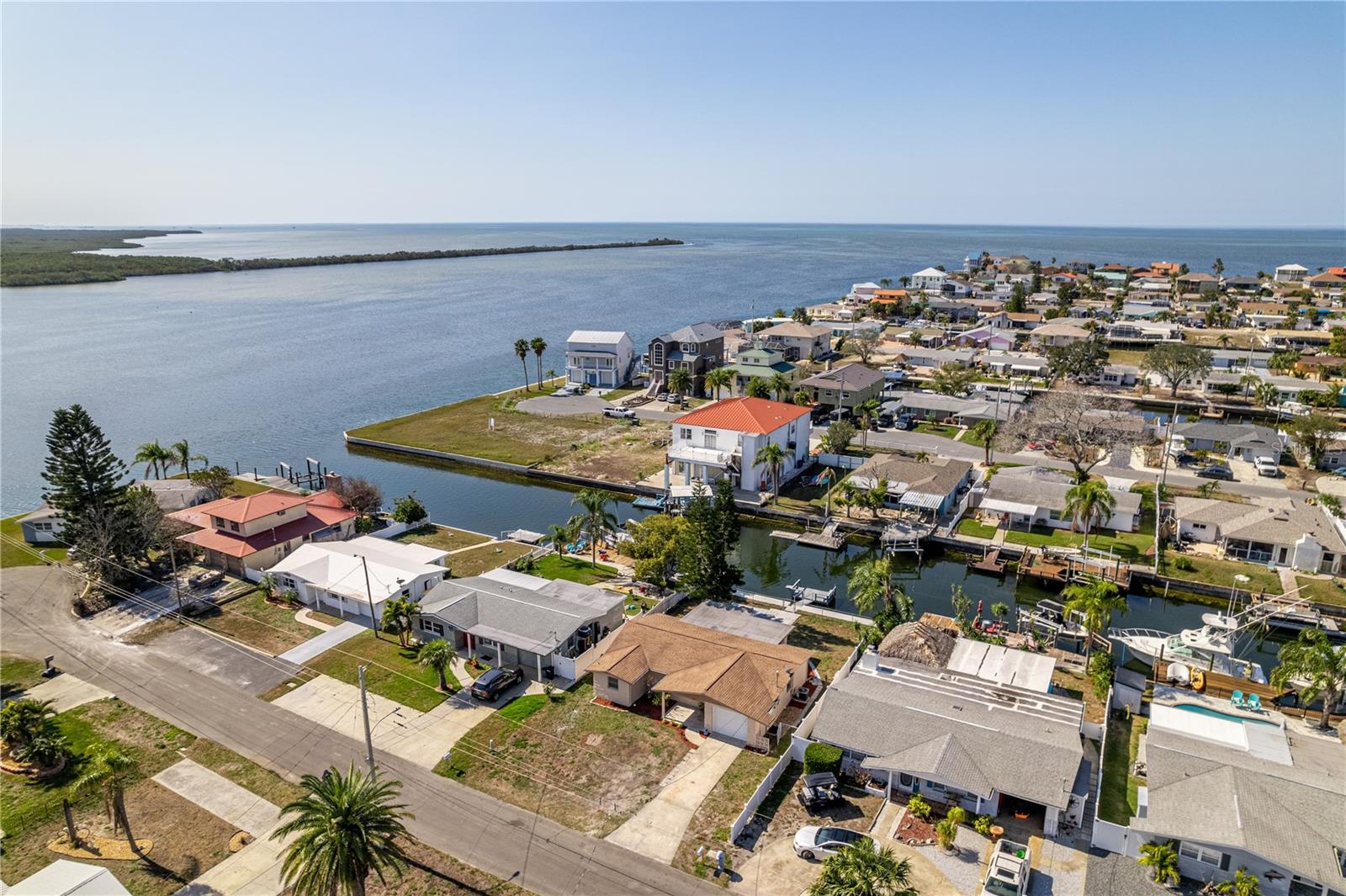 Across the mouth of the Gulf you can see the beginning of Werner Boyce Park, sandbar is just before this.