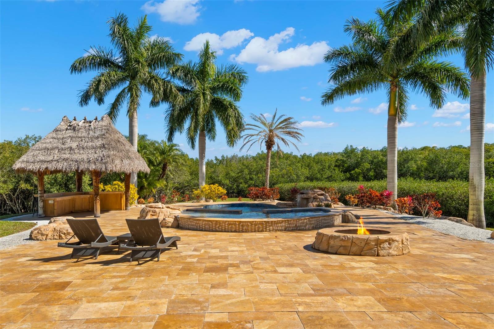 Travertine Deck