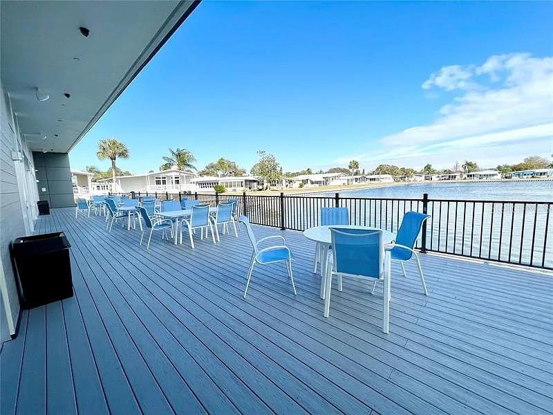 CLUBHOUSE DECK AND LAKE