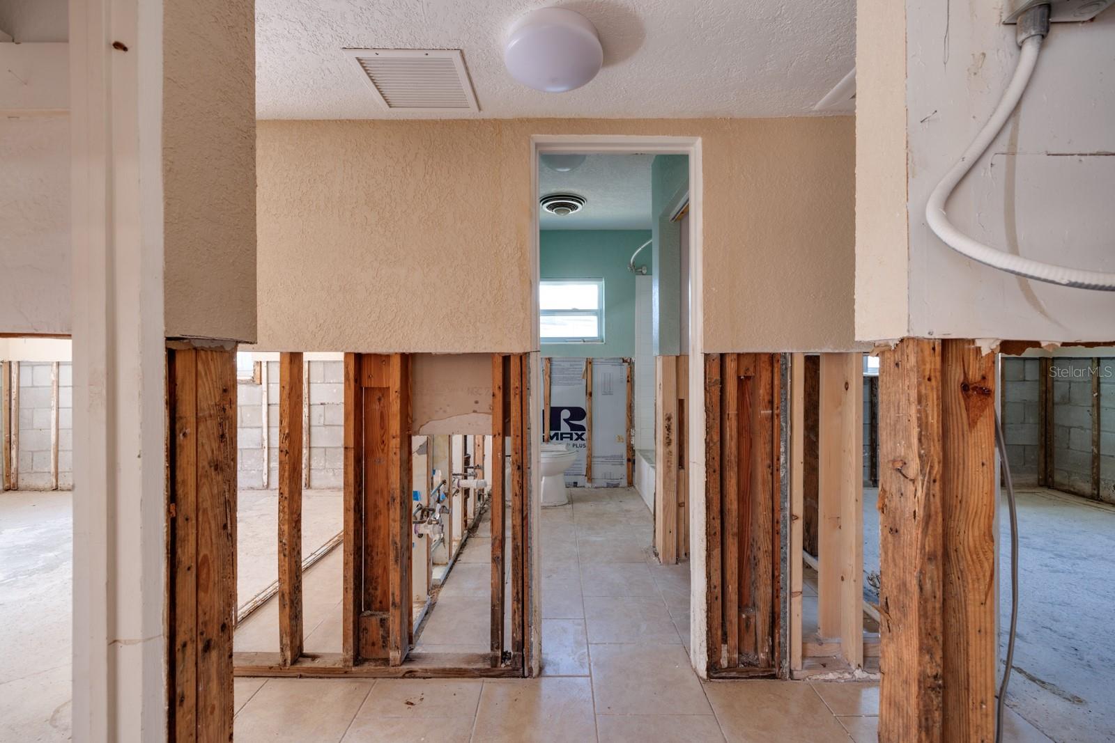 Guest Bathroom and two bedrooms