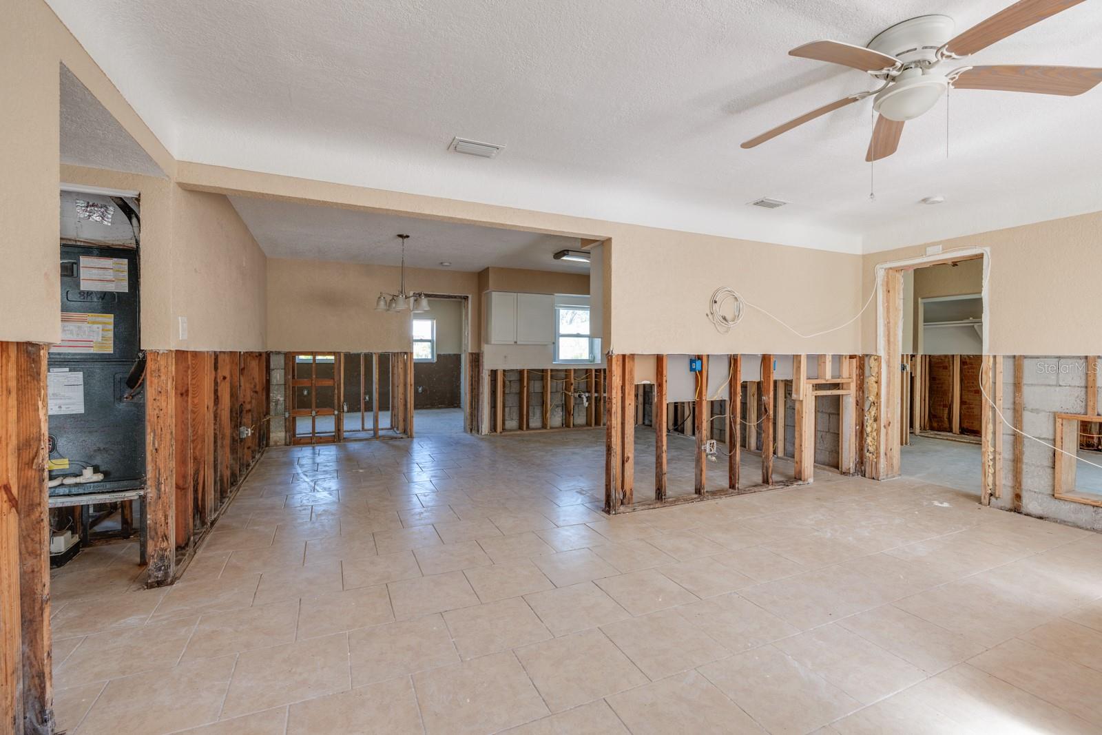 Living Room looking into Kitchen