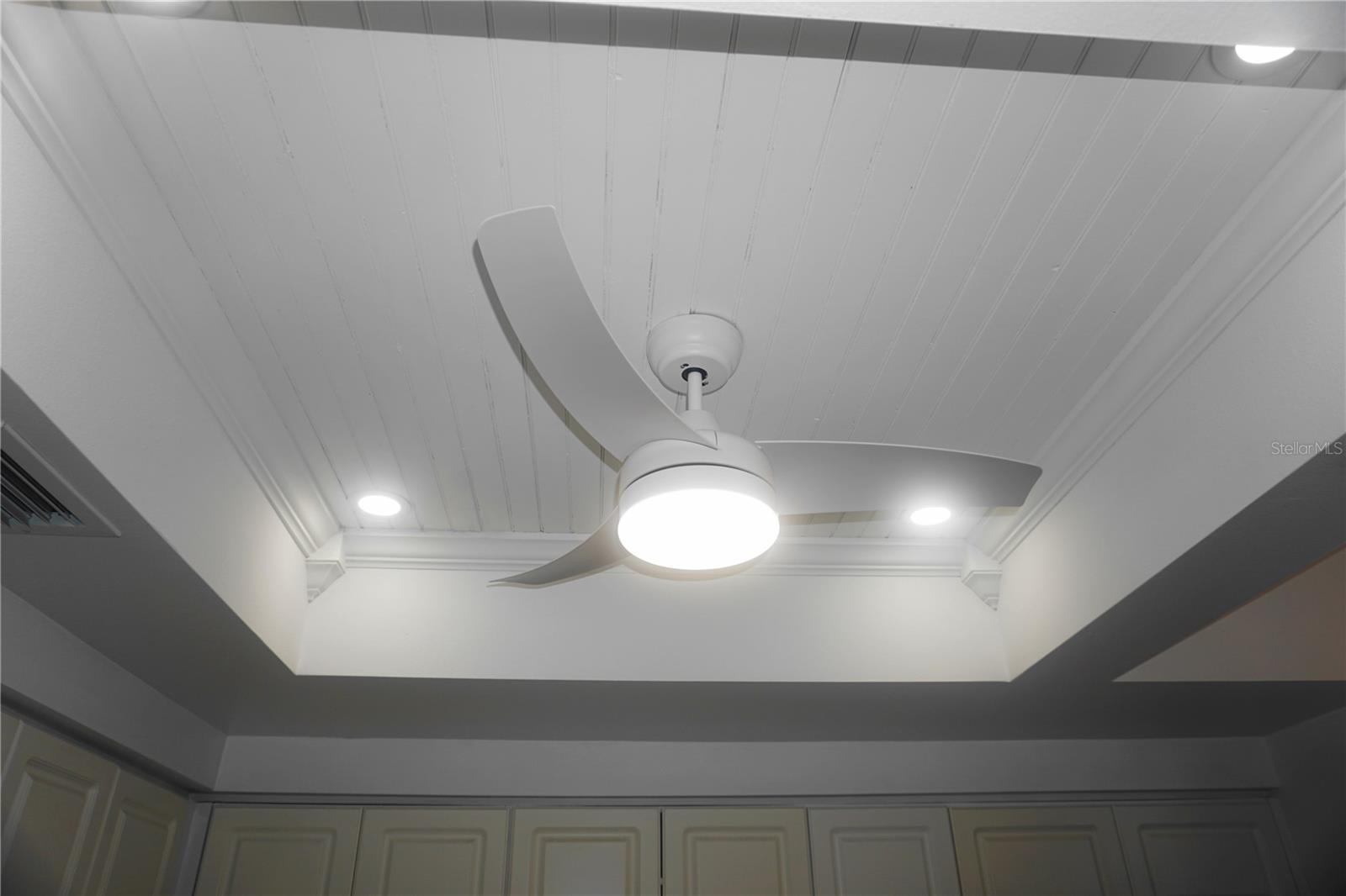 New, updated lighting in kitchen, too