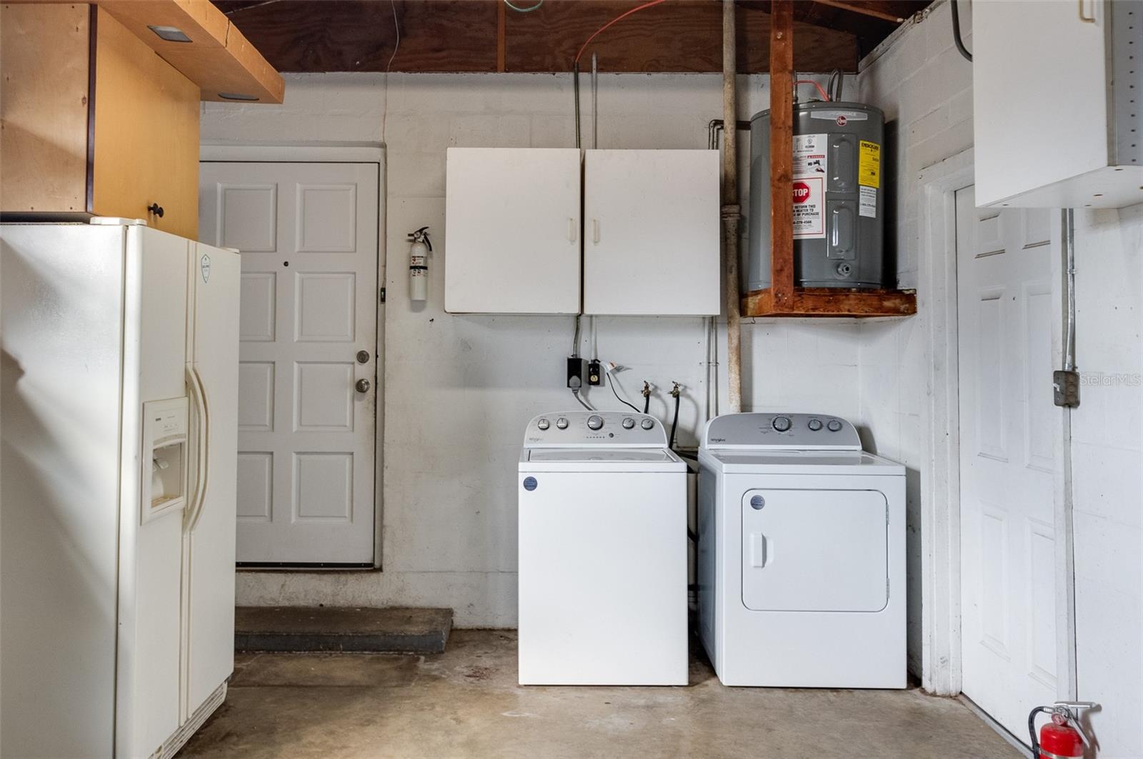 Laundry Area in Garage