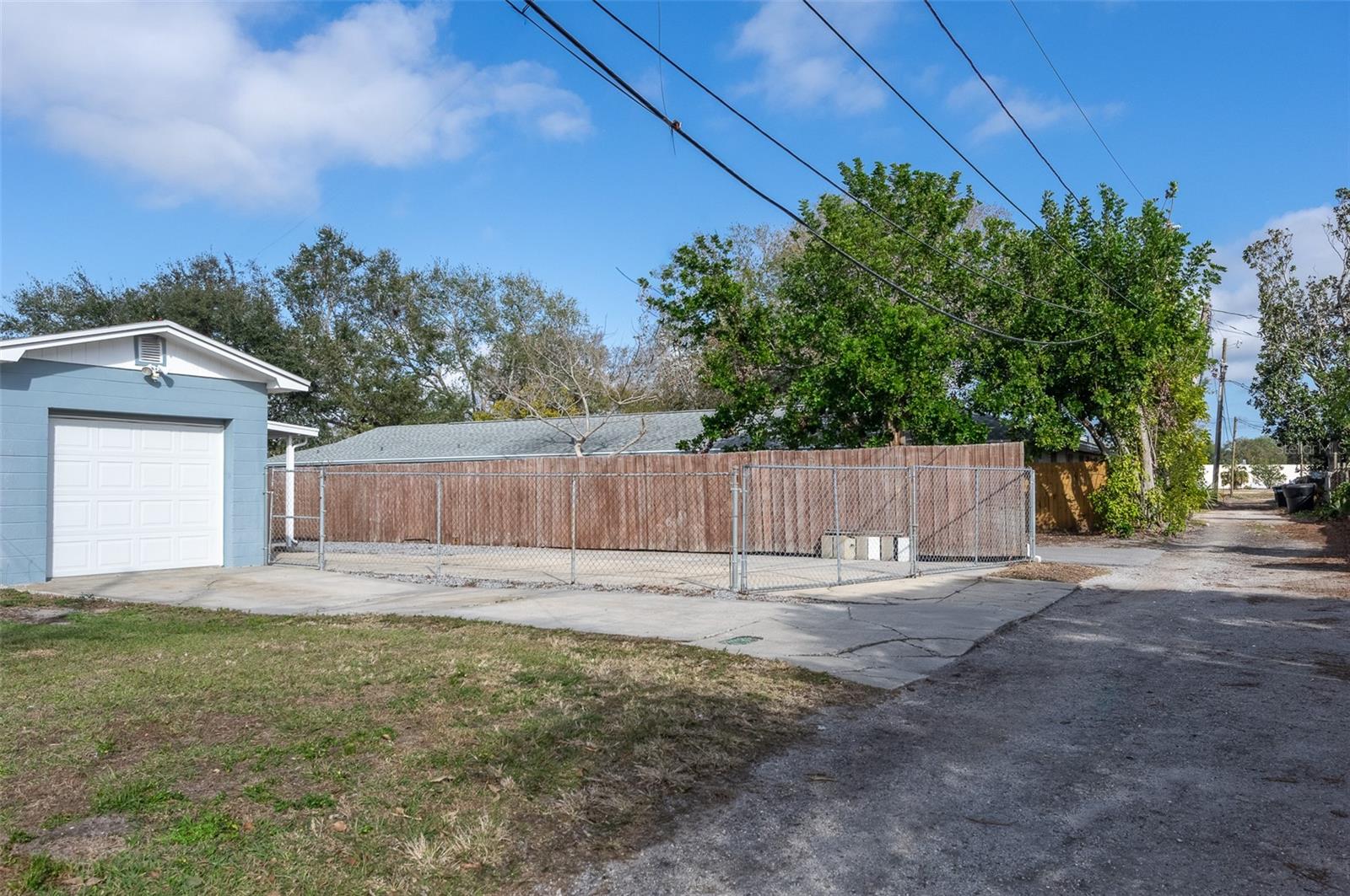 Garage with Alley Access