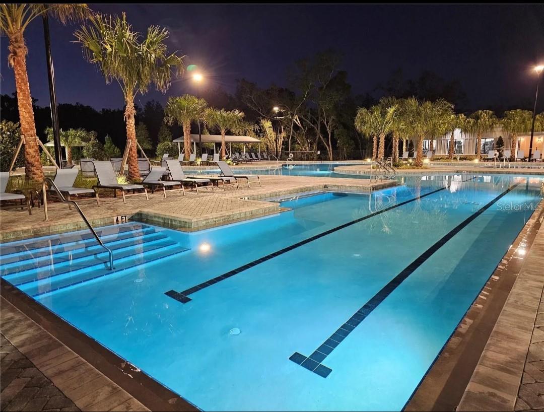 Poolside Evening View