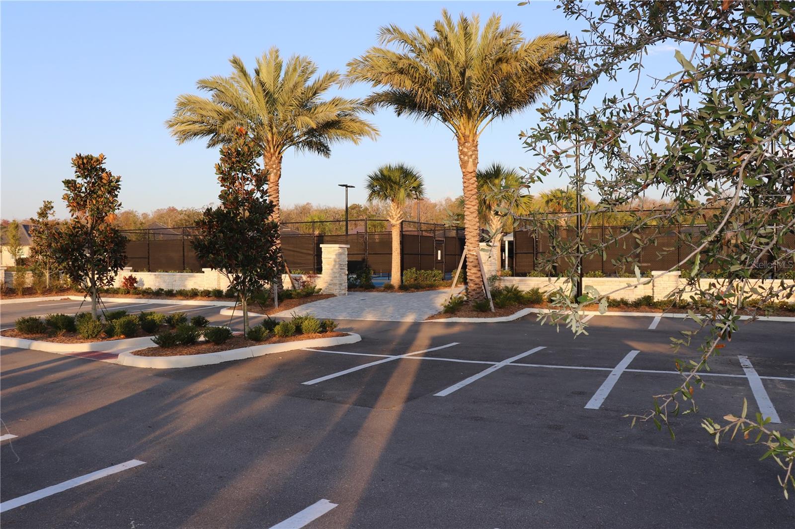 Club Parking and Golf Cart Area