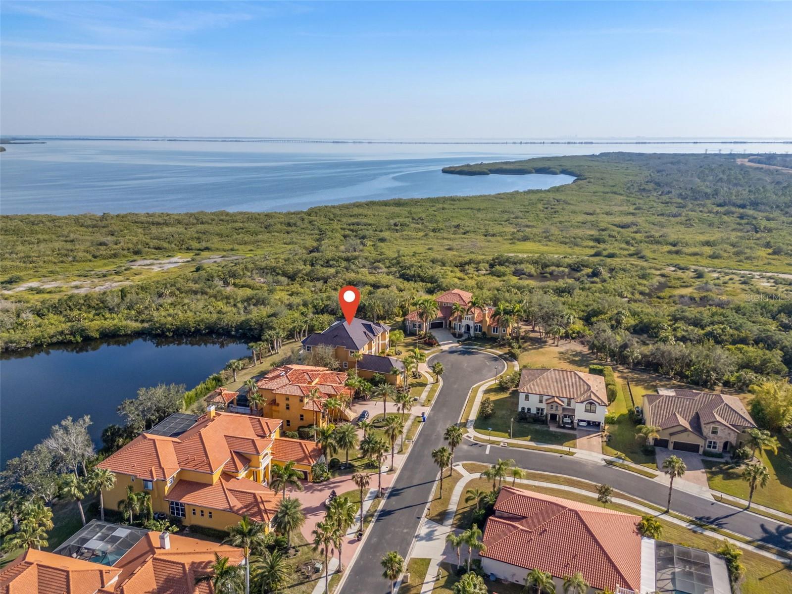 Pond & Bay Views