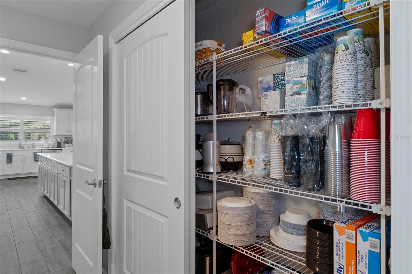 Closet Storage in Laundry