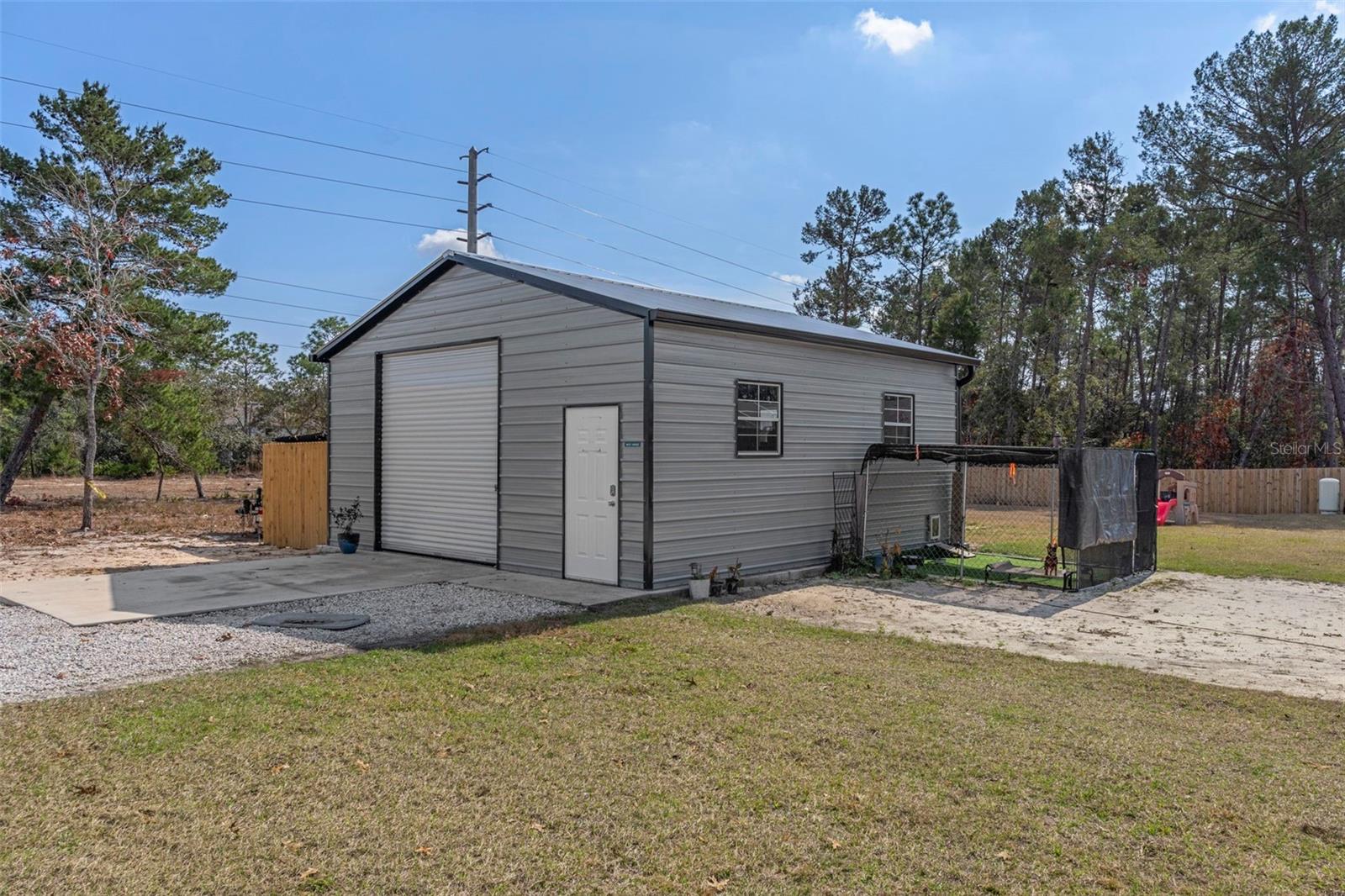 Additional Garage/Shop with Service Entrance