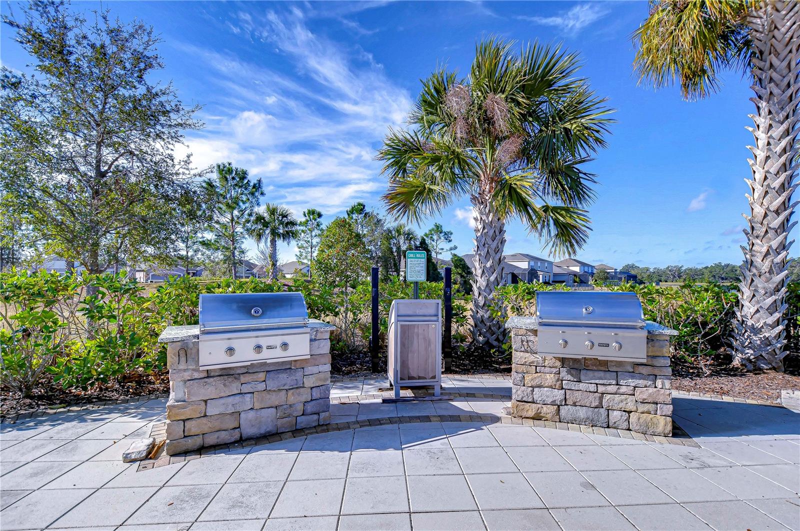 Outdoor grilling area!