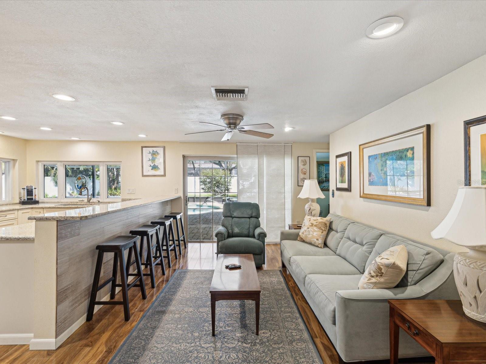 Family Room & Kitchen