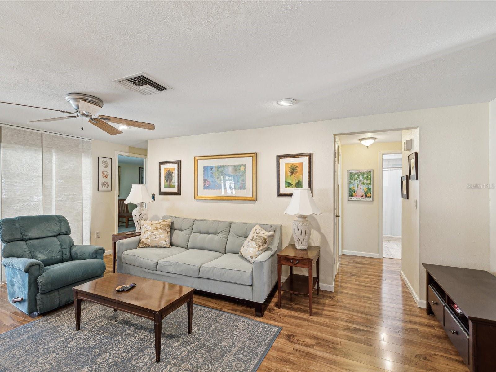 Family Room looking towards the Bedrooms