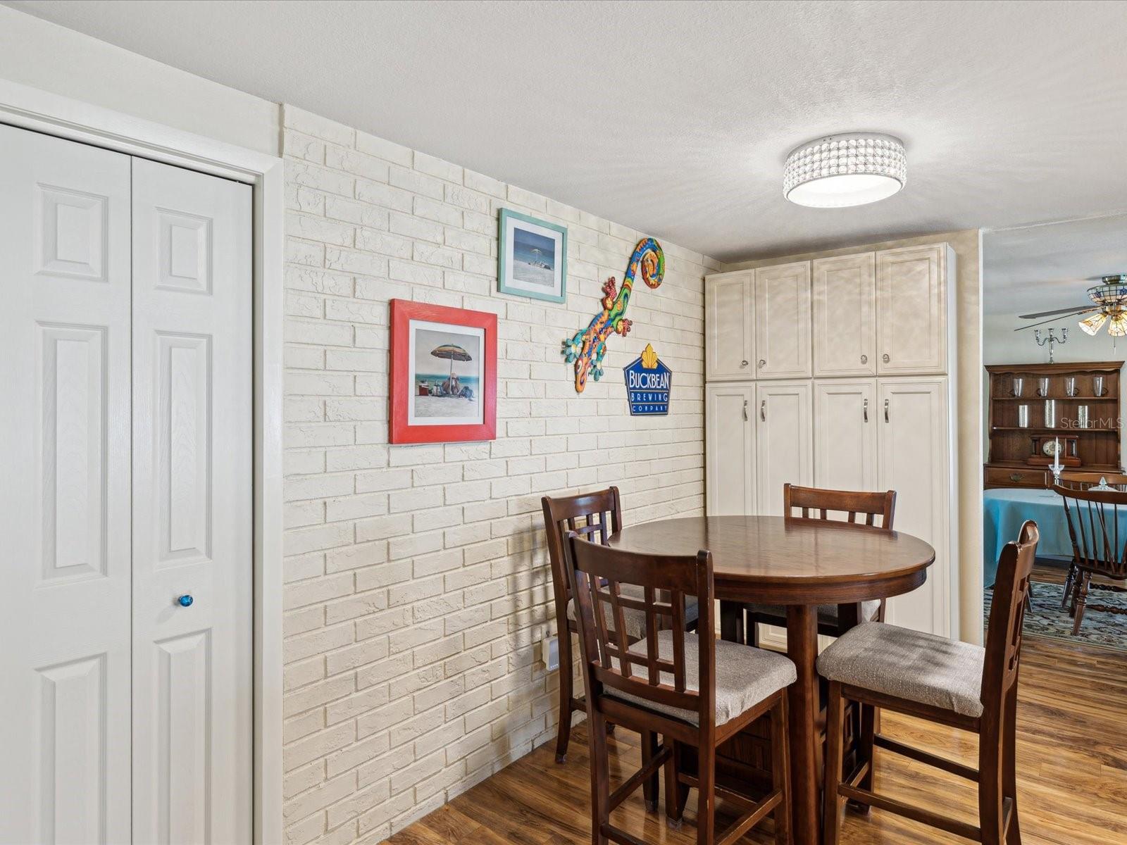 Breakfast Nook looking towards Dining Room