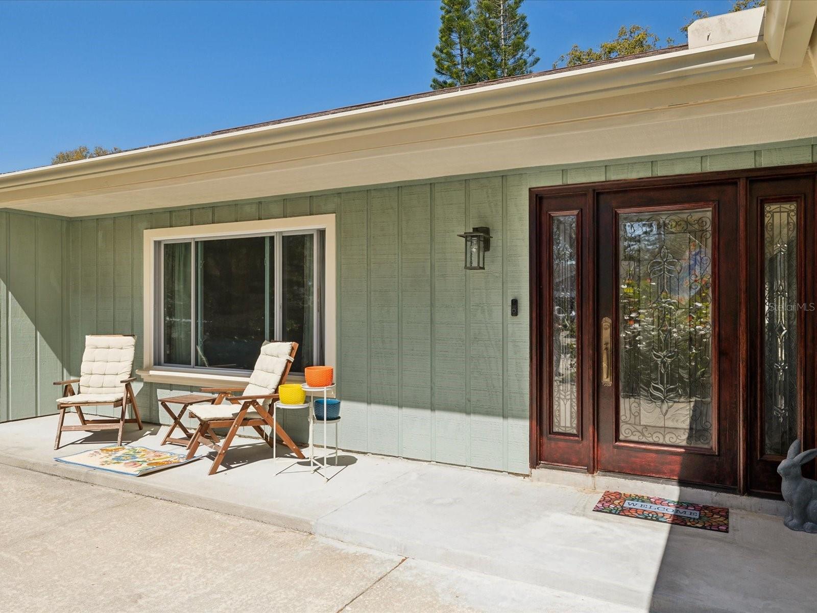 Front Entry w/ Covered Porch Area