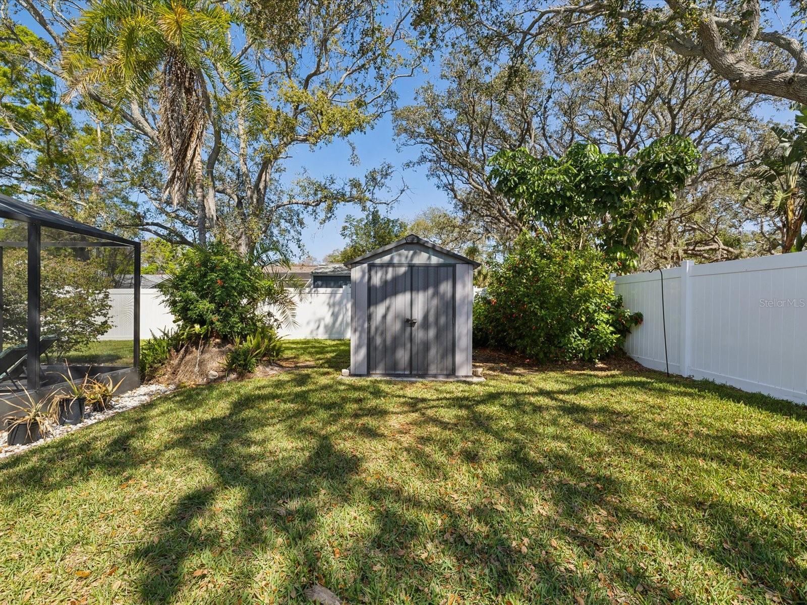 Side Yard w/ Shed