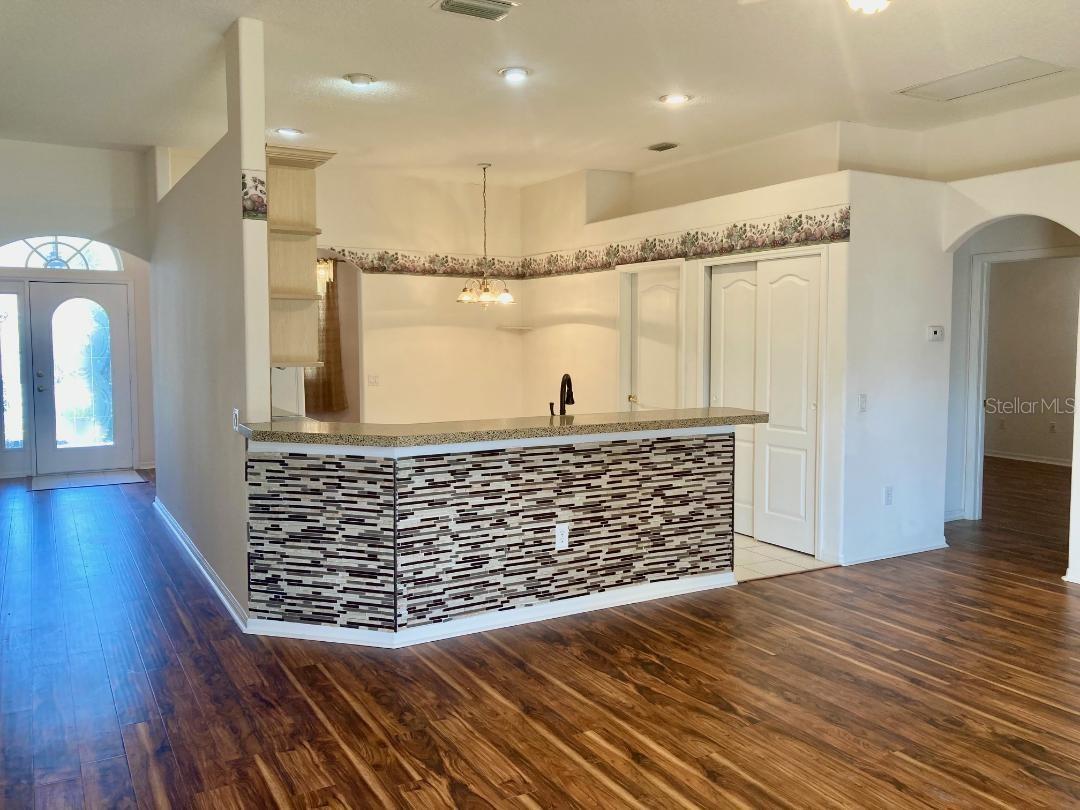 Kitchen View from Family Room